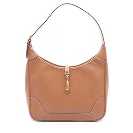 Hermès HERMES Trim 31 Gold Bolsa de Ombro Marrom