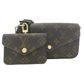 Borsa a Spalla Louis Vuitton Monogram Multi Pochette Felicie M80091 Marrone Cachi