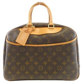 Bolsa Louis Vuitton Monogram Bowling Vanity M47270 Marrom