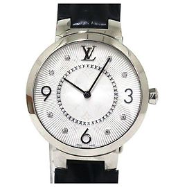 Reloj de cuarzo para mujer Louis Vuitton Tambour MM Q13MJ Otro
