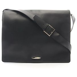 Borsa a tracolla in pelle Salvatore Ferragamo Nero