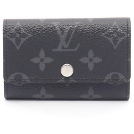 Louis Vuitton Multicles 6 Monogram Eclipse Porta llaves Negro