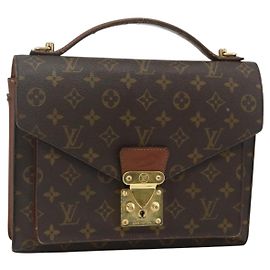 LOUIS VUITTON Sac à main Monogram Monceau 28 M51185 LV Auth 179839 Monogramme