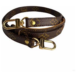 Louis Vuitton Shoulder Strap Canvas Brown Brown