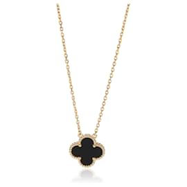 Pendente Vintage Alhambra in oro giallo e onice Van Cleef & Arpels Altro