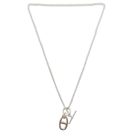 Hermès Collar de plata Chaine d'Ancre Plata