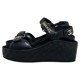 NWOB Chanel 2021 Calfskin Slingback Sandals - Size 41 pre-owned Other