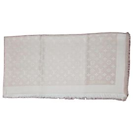 Louis Vuitton Sciarpa Monogram Rosa Cipria Rosa