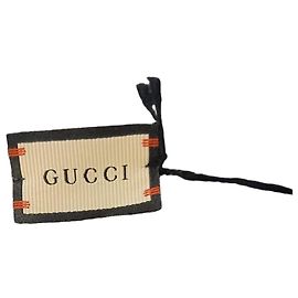 Sciarpa Gucci GG Monogram in cashmere blu e rosso Rosso Blu Grigio