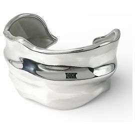 Tiffany & Co Tiffany Vintage 925 Leaf Cuff Bangle Silvery
