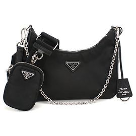 Borsa a tracolla Prada 1BH058 Nero