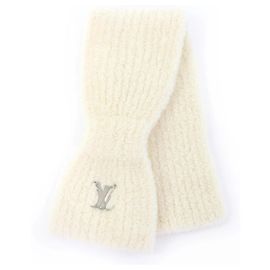 Louis Vuitton Stola Off-White Aus weiß