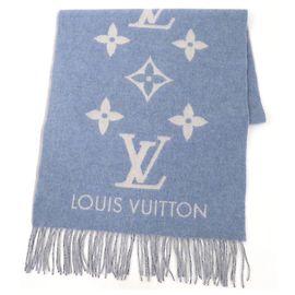Stola in cashmere Louis Vuitton Reykjavik Blu chiaro