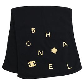 Stola in cashmere nero Chanel Nero