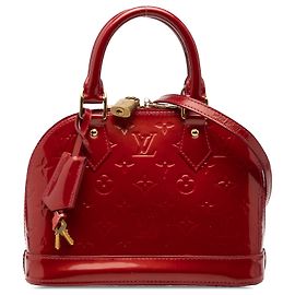 Louis Vuitton Alma BB in Vernis Monogram Rouge Rosso