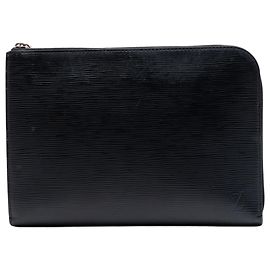 Pochette Jour PM en cuir Epi noir Louis Vuitton Noir