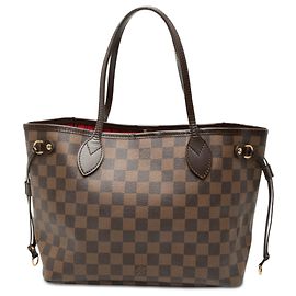 Louis Vuitton Brown Damier Ebene Neverfull PM Brown