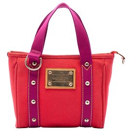Louis Vuitton Red Antigua Cabas PM Rouge