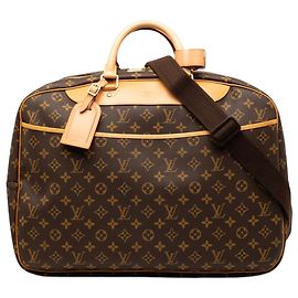 Louis Vuitton Marrom Monogram Alize 24 Heures Marrom