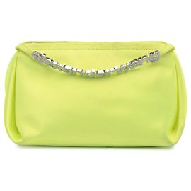 Bolsa Marquess em micro cetim verde Alexander Wang Verde Verde claro