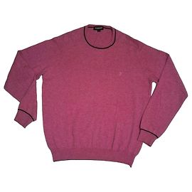 Autre Marque Jeckerson Herren Wollpullover 100% Wolle - Rosa Pink