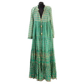 Vestido Maxi estampado Yvonne S Outro Verde