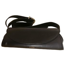 Jil Sander Borsa a Tracolla in Pelle Nero