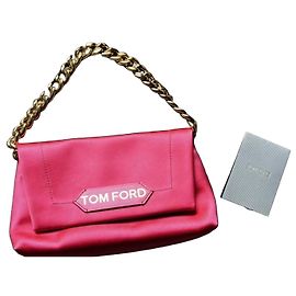 Tom Ford Bolsa de ombro em cetim rosa Rosa