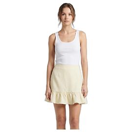 Autre Marque Mini-jupe Delfina jaune Jaune