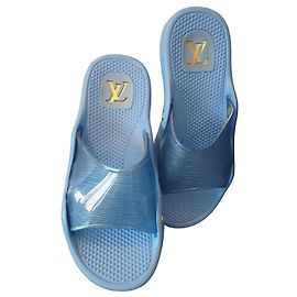 Louis Vuitton Ciabatte in gomma Blu Blu