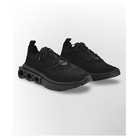 Tênis Salvatore Ferragamo Gancini em Nylon - Preto Preto