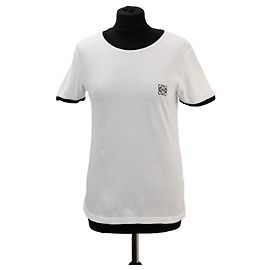 Loewe T-shirt Logo Anagram Nero Bianco