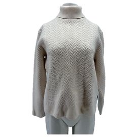 Pull Hugo Boss en laine beige Taille S Beige