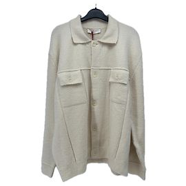 Autre Marque Cardigan branco de algodão Branco