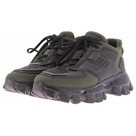 Prada Sneaker Khaki Stoff Größe 39 Khaki