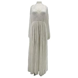 Ba&Sh Robe dentelle blanche White