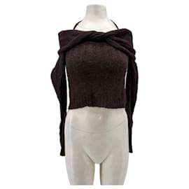 Jonathan Simkhai Off-Shoulder-Pullover Schwarz