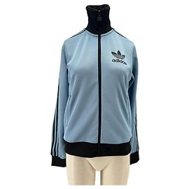 Adidas Jacke Blau Polyester S Blau