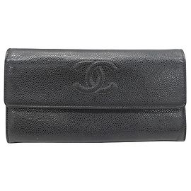 Cartera Chanel gris carbón para mujer Gris antracita