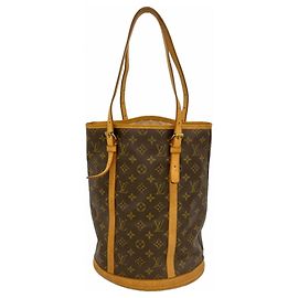Borsa Tote Louis Vuitton Monogram Bucket GM Marrone