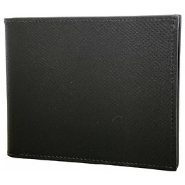Hermès Hermes Black Epsom Leather Bi-Fold Wallet Black