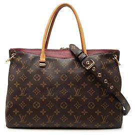 Louis Vuitton Marrone Monogram Pallas MM Marrone