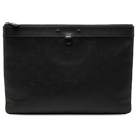 Pochette Discovery Louis Vuitton Monogram Shadow negro Negro