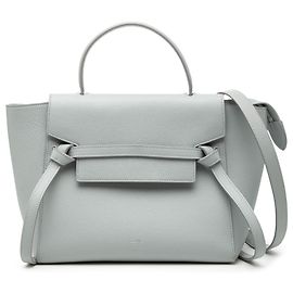 Céline Bolso cinturón Celine Gray en piel de becerro de grano micro Castaño Gris