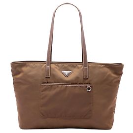Prada Brown Tessuto Pocket Tote Brown