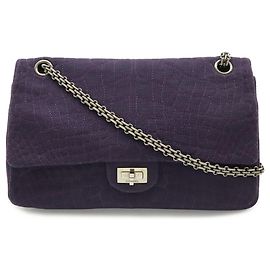 Bolsa de Ombro Chanel 2.55 Purple Roxo