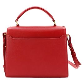 Saint Laurent Cassandra Mini Handbag Red