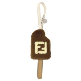 Charm per borsa Fendi Ice Cream Marrone