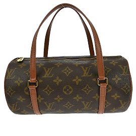 Borsa Louis Vuitton Papillon Monogram Canvas 26 Marrone