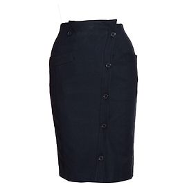 Gianfranco Ferré Gianfranco Ferre, dark blue wrap skirt Blue Navy blue